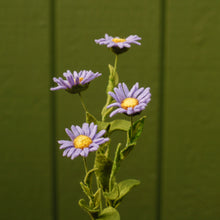Seaside Daisy Felt Flower - Erigeron glaucus - fiber sculpture, fabric flower
