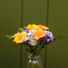 Seaside Daisy Felt Flower - Erigeron glaucus - fiber sculpture, fabric flower