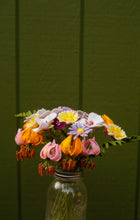 Kellogg's Lily Felt Flower - Lilium kelloggii - fiber sculpture, fabric flower