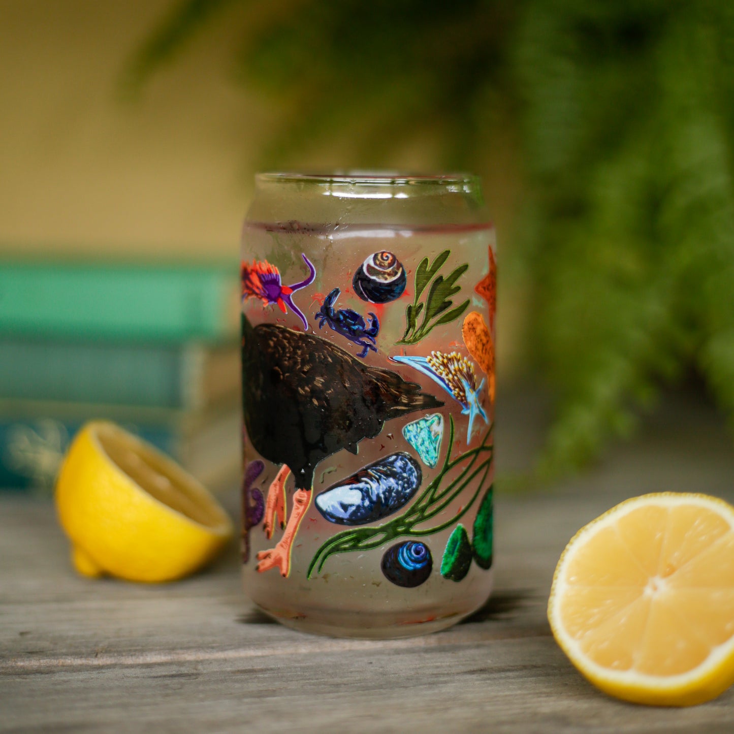 Tide Pool Can Glass - 16oz