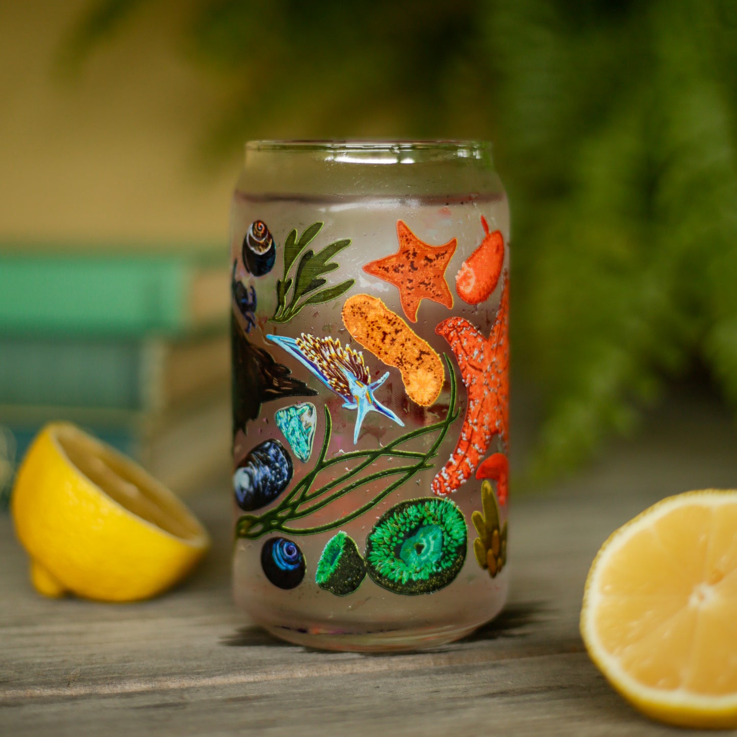 Tide Pool Can Glass - 16oz