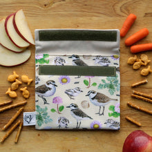 California Sandy Shores Reusable Snack Sandwich Bag - Zero Waste - Food Storage Bag - Eco-Friendly -Recycled Plastic Fabric