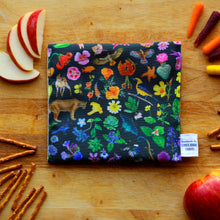 California Diversity Reusable Snack Sandwich Bag - Zero Waste - Food Storage Bag - Eco-Friendly -Recycled Plastic Fabric