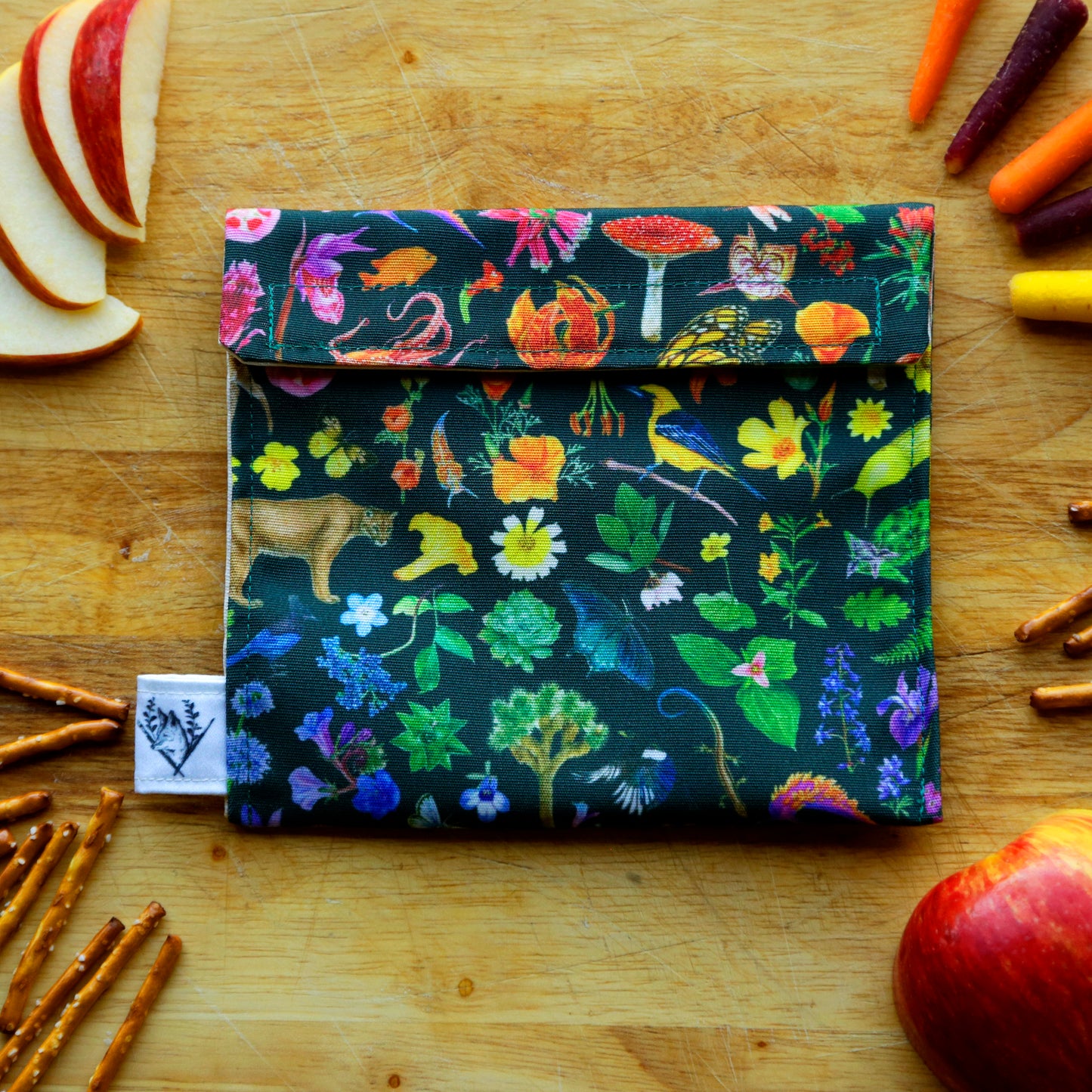 California Diversity Reusable Snack Sandwich Bag - Zero Waste - Food Storage Bag