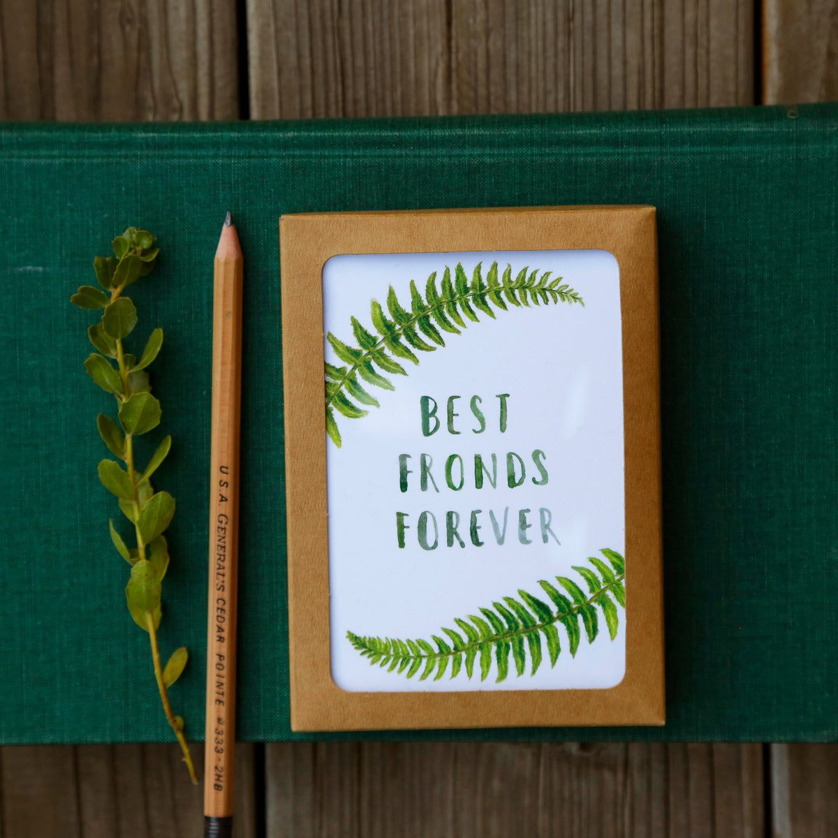 Set of 8 Flora & Fungi Pun Cards - Best Fronds, Time for a Fiesta, Lichen You, You Arbutifolia, Super Star, So Mushroom, Huge Fan, Currantly Thinking