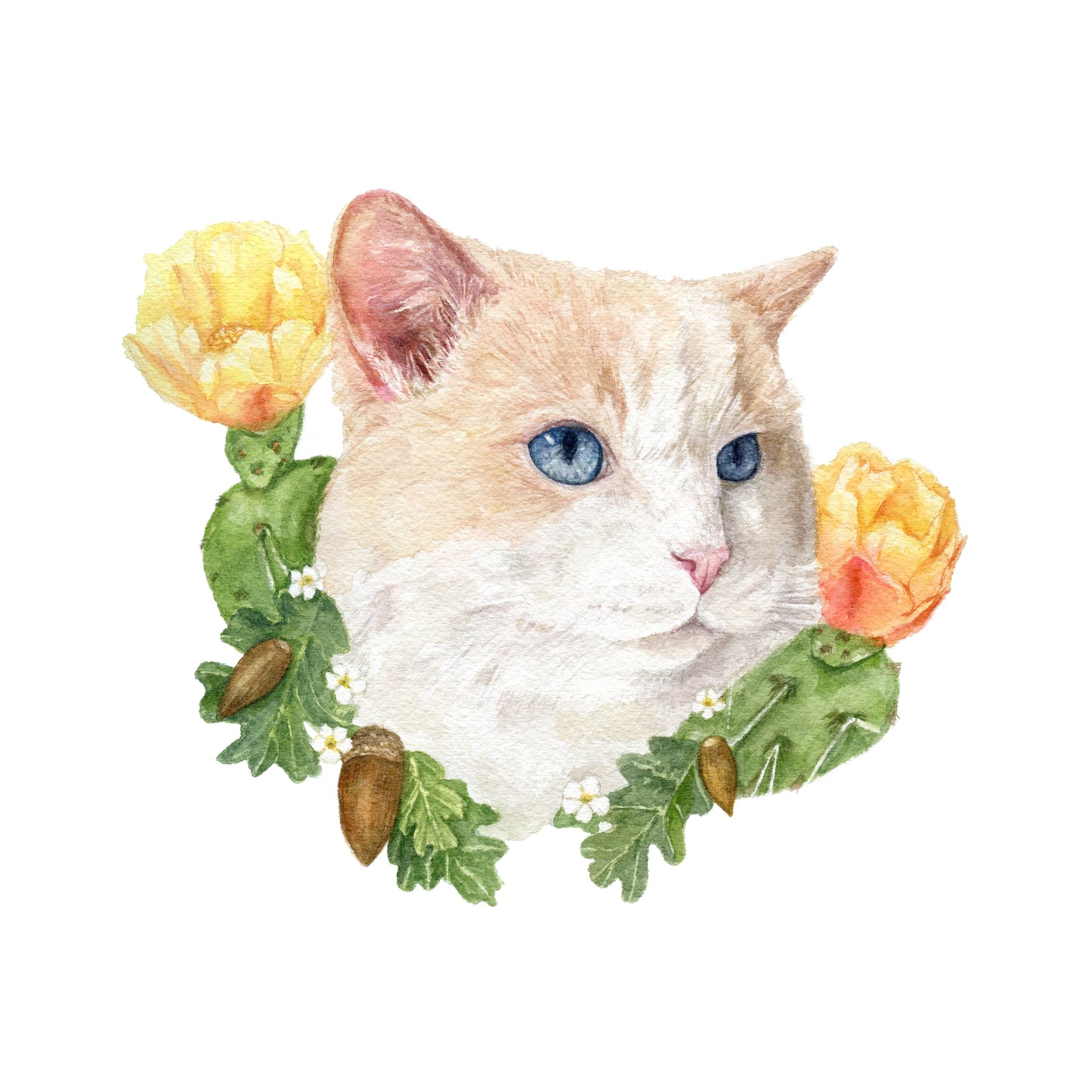 CA Native Plants + Pet Portrait Commission