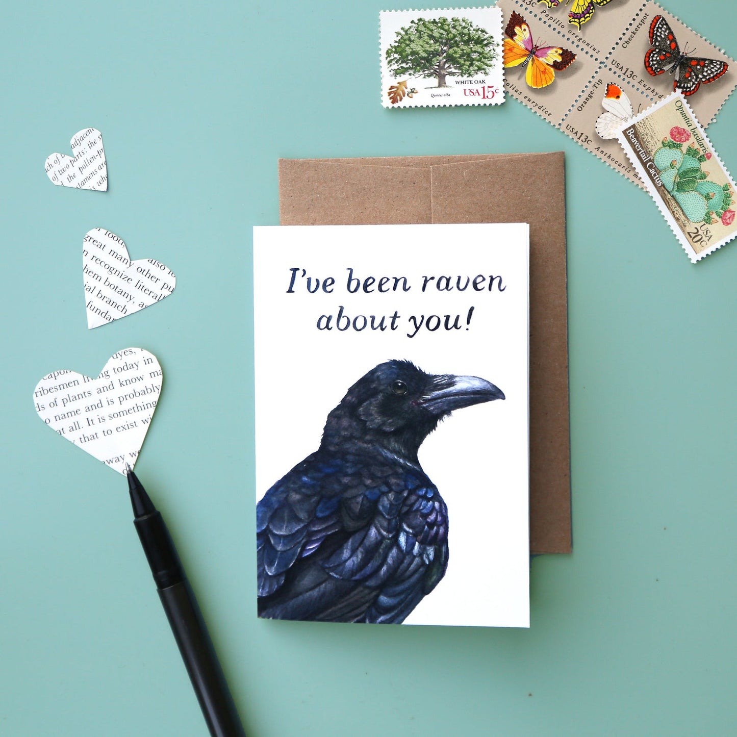 I've Been Raven About You! - Raven Appreciation Card