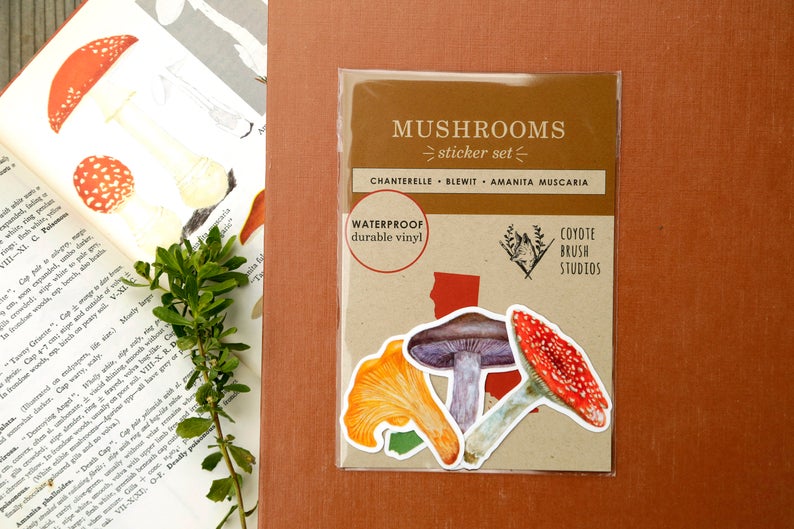 Drew House Mushroom Sticker - Sticker Mania