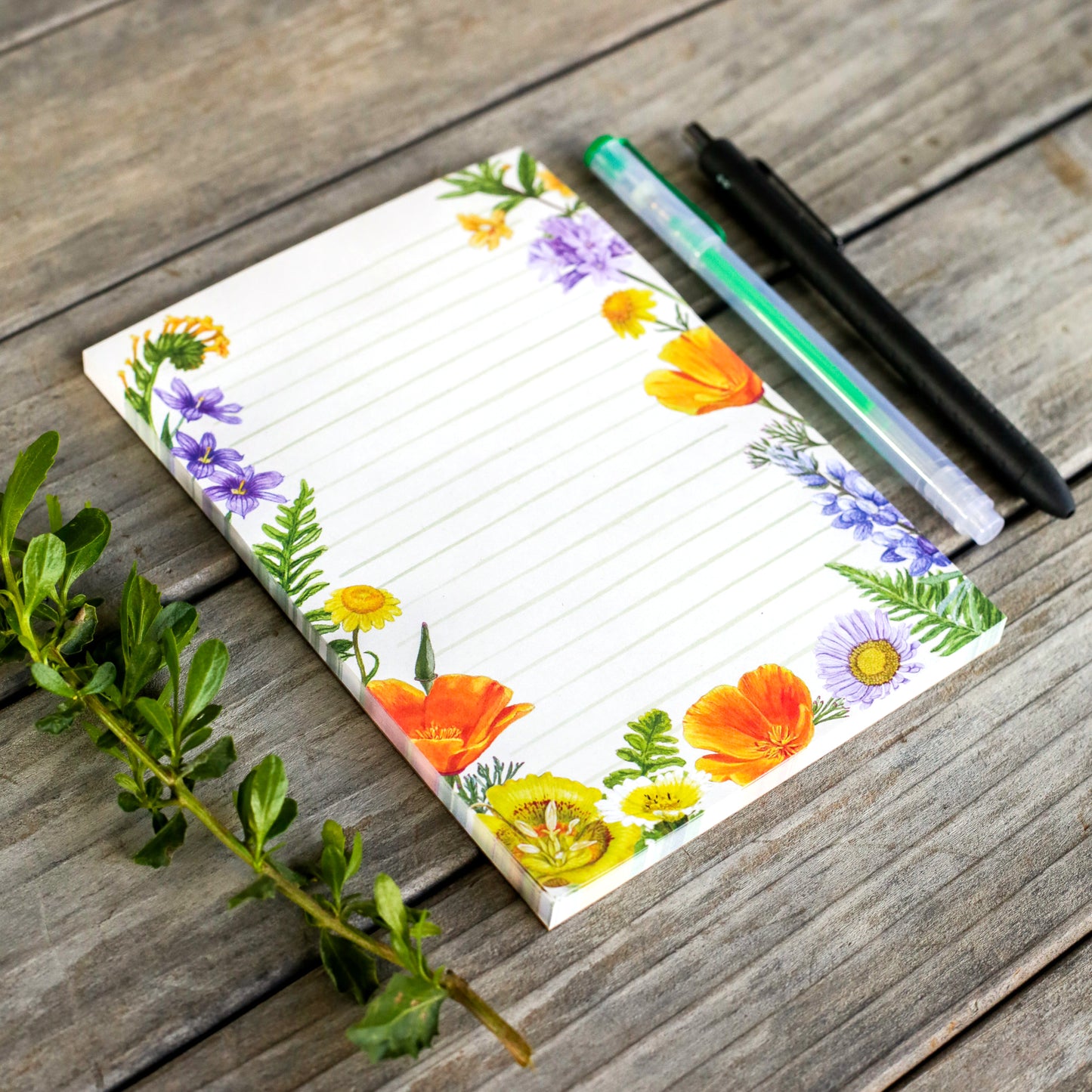 California Wildflowers Notepad