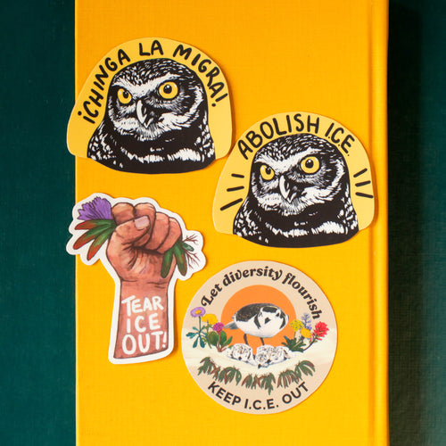 Load image 1 in gallery view. Abolish Ice Donation Stickers