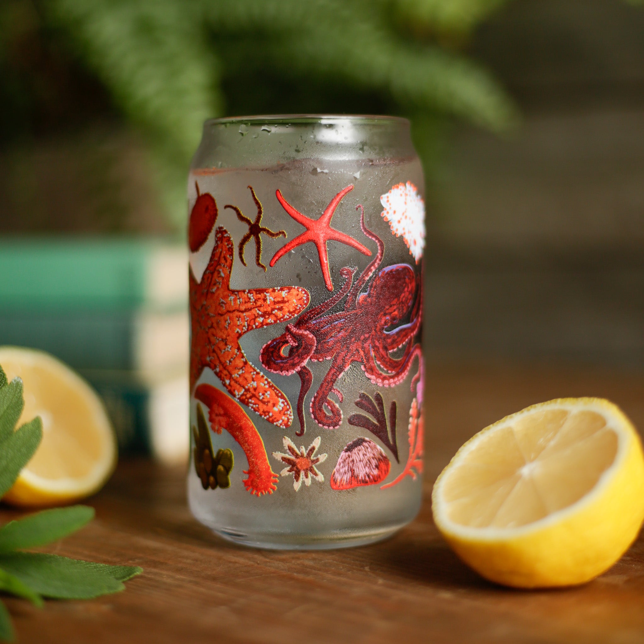 Tide Pool Can Glass - 16oz