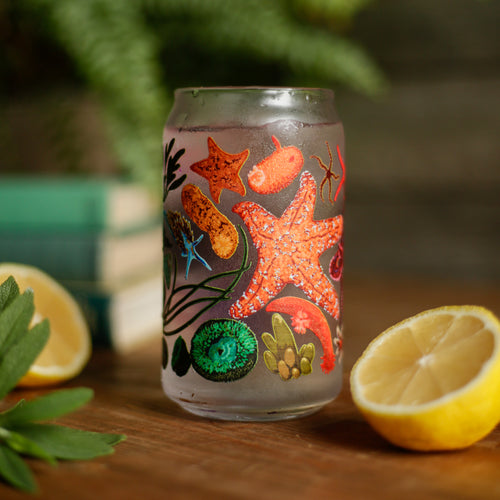 Load image 1 in gallery view. Tide Pool Can Glass - 16oz