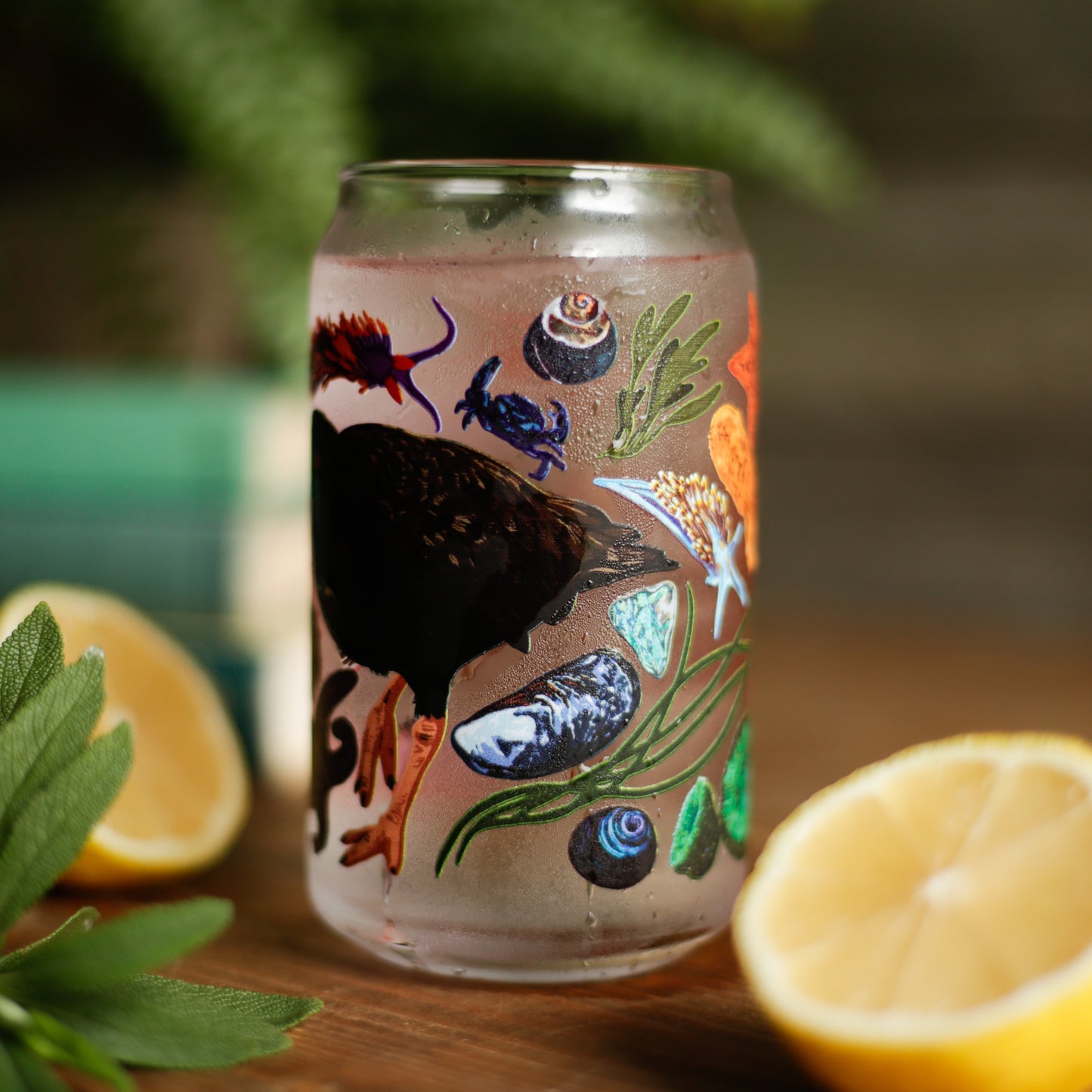 Tide Pool Can Glass - 16oz