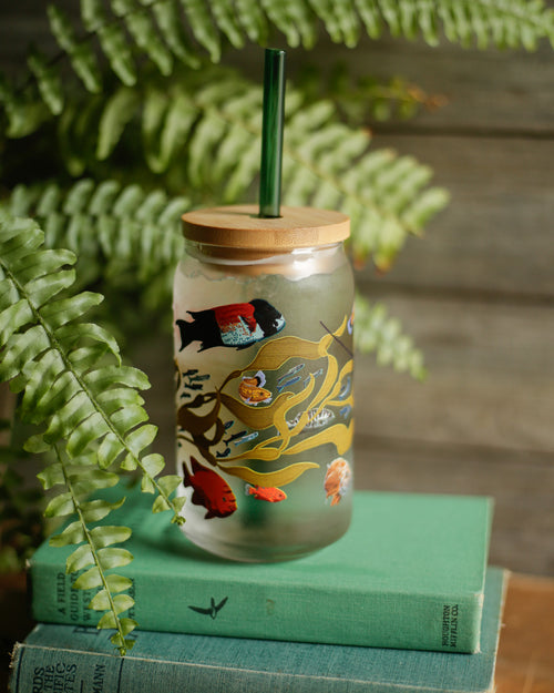 Load image 1 in gallery view. Kelp Forest Can Glass - 16oz
