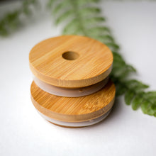 1 Bamboo lid for can glasses