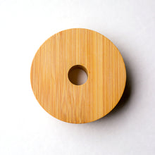 1 Bamboo lid for can glasses