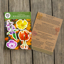 California Wildflowers Sticker Sheet