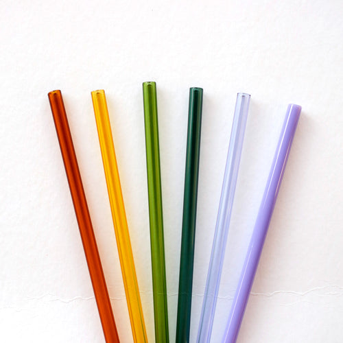 Load image 1 in gallery view. 8" Glass Straw for Can Glassware