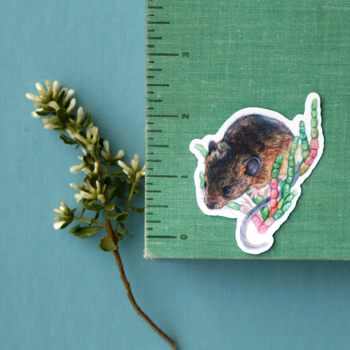 Load image 1 in gallery view. Endangered Bay Area Vinyl Stickers: SF Garter Snake, Salt Marsh Harvest Mouse, Clapper Rail