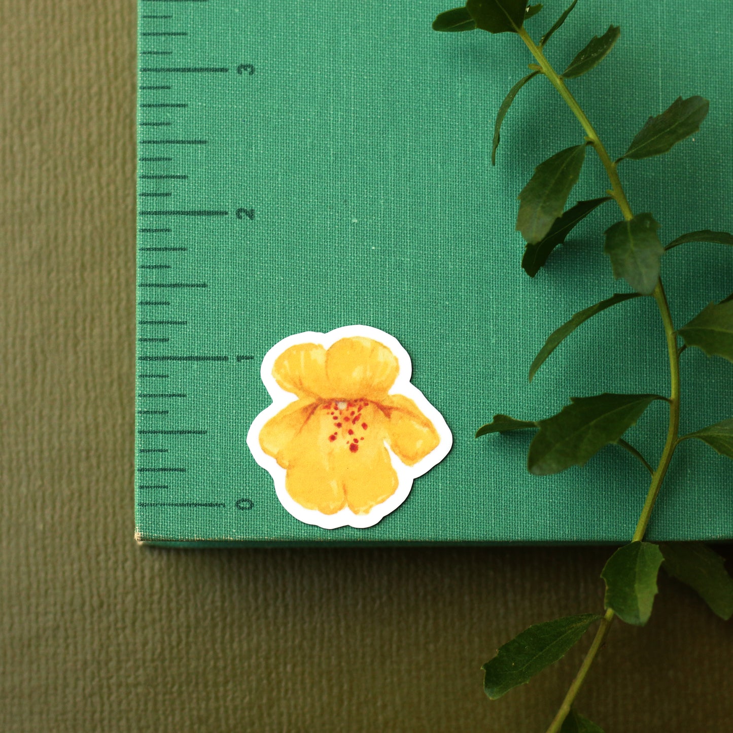 Monkeyflowers Vinyl Stickers: Sticky, Seep, Calico, and Bigelow's Monkeyflower