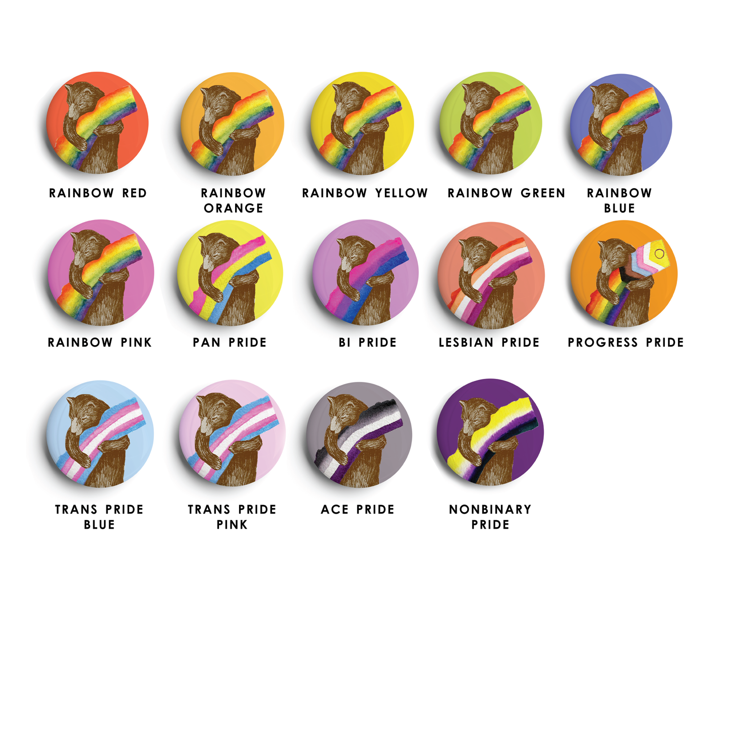 Pinback Buttons: Mix and Match Set of 4