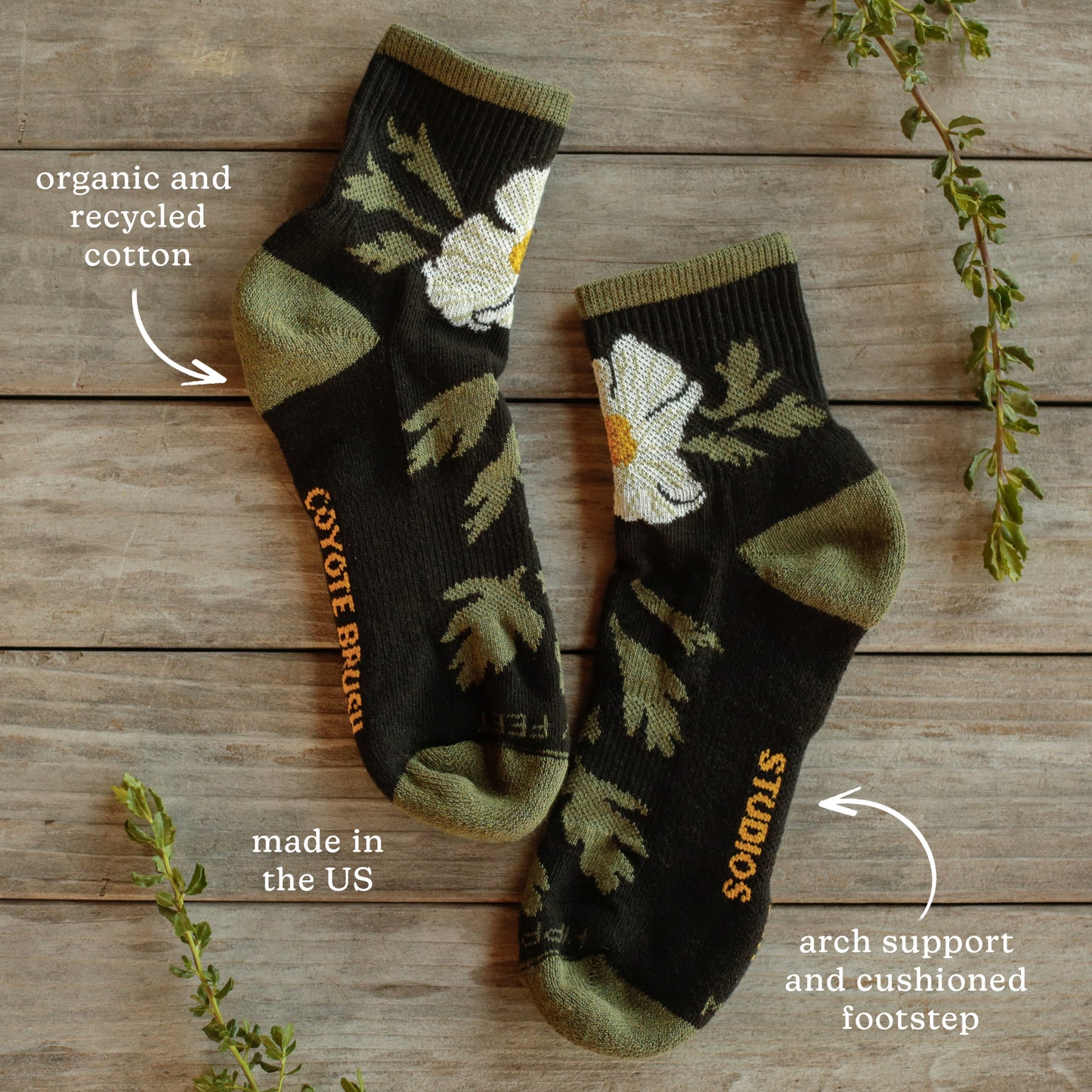 Matilija Poppy Socks
