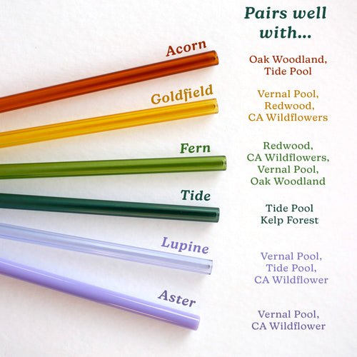 Load image 1 in gallery view. 8" Glass Straw for Can Glassware