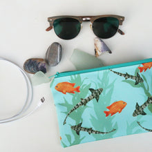 Kelp Forest Zipper Pouch, Travel Organizer Bag, Flat Purse, Pencil and Art Case