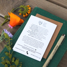 Native California Wildflowers Thank You Card