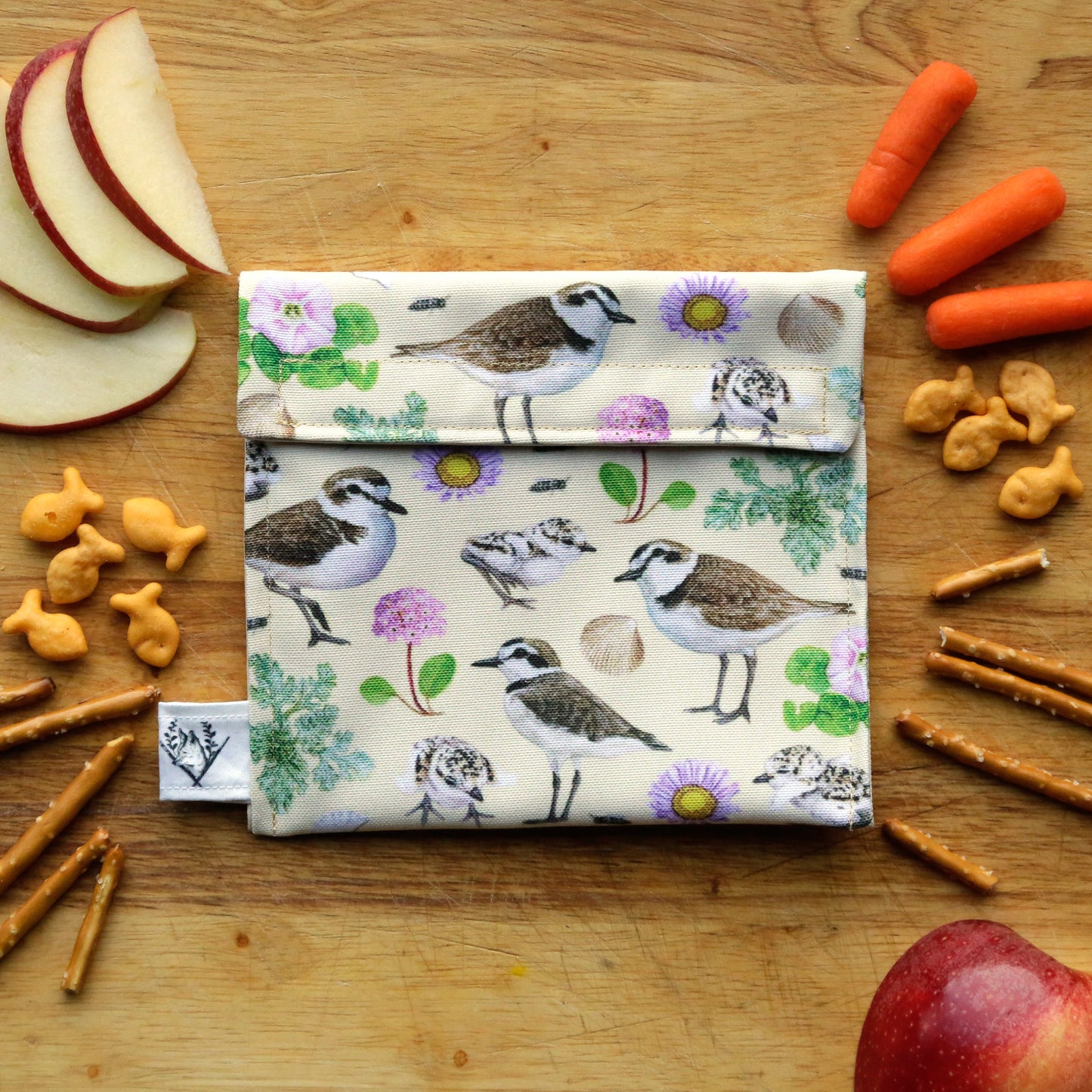 California Sandy Shores Reusable Snack Sandwich Bag - Zero Waste - Food Storage Bag