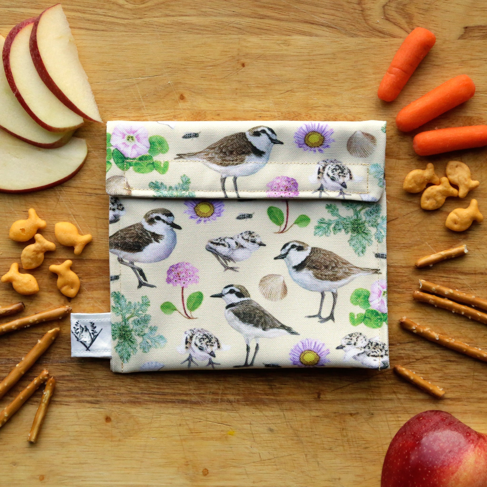 California Sandy Shores Reusable Snack Sandwich Bag - Zero Waste - Food Storage Bag