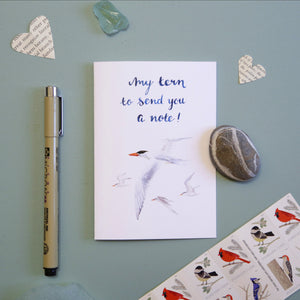 My TERN to send you a note! - Caspian tern card