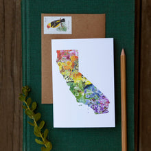 California Silhouette Card Set- 2 each of California Diversity, California Flora, California Wildflowers, and California Wildlife greeting cards