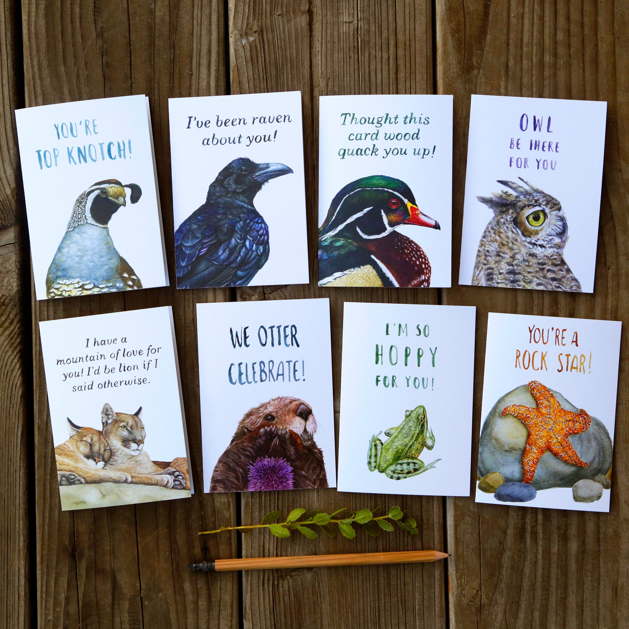Woodland Animals Thank You Cards, Printable Thank You Notes, Note Cards For Guests, Let The