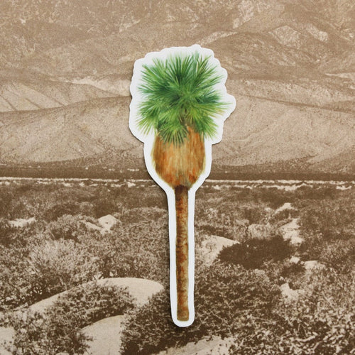 Load image 1 in gallery view. Desert Oasis Vinyl Stickers: Desert Bighorn Sheep, California Fan Palm, Hooded Oriole