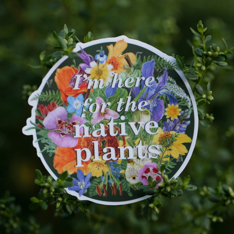California Native Plants Sticker