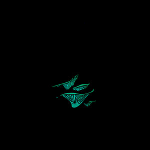 Western Jack-O'-Lantern Mushroom Glow in the Dark Enamel Pin