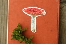 Mushroom Stickers- Three Vinyl Stickers - Amanita muscaria, Chanterelle, Blewit
